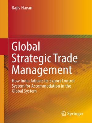 cover image of Global Strategic Trade Management